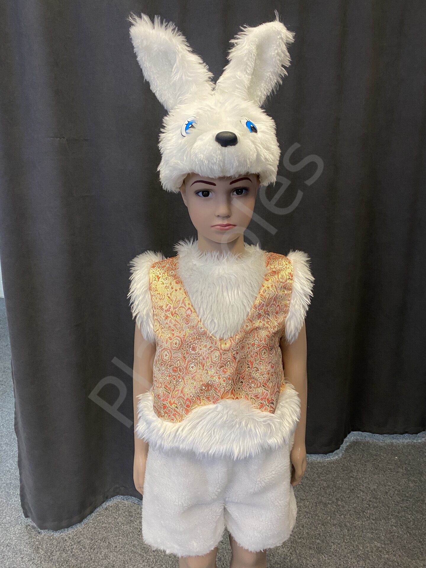 Зайчик в русском народном стиле, 4-6 лет
